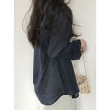 シアー袖バルーンオーバーフィットロングシャツ 長袖 全7色 | VIVID LADY | 詳細画像22