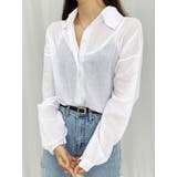 シアー袖バルーンオーバーフィットロングシャツ 長袖 全7色 | VIVID LADY | 詳細画像12