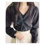 Vネックねじりが入った女性らしいブラウス レディース 春 | VIVID LADY | 詳細画像17