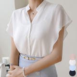エレガントなスタイリッシュさを感じるシフォンブラウス 全4色 レディース | VIVID LADY | 詳細画像1 