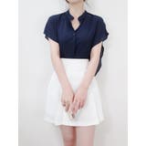エレガントなスタイリッシュさを感じるシフォンブラウス 全4色 レディース | VIVID LADY | 詳細画像18 