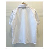 ベーシックなパフスリーブ半袖ブラウス 全4色 オフィスブラウス | VIVID LADY | 詳細画像3