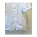 ベーシックなパフスリーブ半袖ブラウス 全4色 オフィスブラウス | VIVID LADY | 詳細画像5