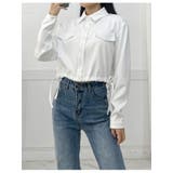 クロップド丈シャツブラウス 2way 春アウター | VIVID LADY | 詳細画像9