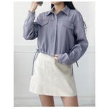 クロップド丈シャツブラウス 2way 春アウター | VIVID LADY | 詳細画像16