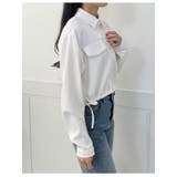 クロップド丈シャツブラウス 2way 春アウター | VIVID LADY | 詳細画像3