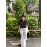 クロップド丈襟付きシャツブラウス半袖 全3色 可愛い | VIVID LADY | 詳細画像21 