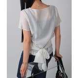 ウエストリボン付きプルオーバーブラウス | VIVID LADY | 詳細画像14