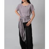 ウエストリボン付きプルオーバーブラウス | VIVID LADY | 詳細画像18