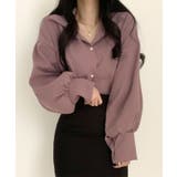 パープル | シャツ レディース 長袖 | VIVID LADY