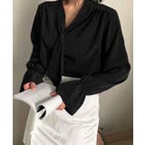 ブラック | ブラウス レディース 長袖 | VIVID LADY