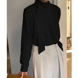 タイ付き オフィスカジュアルブラウス | VIVID LADY | 詳細画像15 