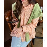 オーバーサイズ ストライプ カラーシャツ | VIVID LADY | 詳細画像8 