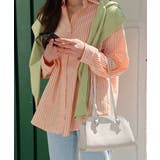 オーバーサイズ ストライプ カラーシャツ | VIVID LADY | 詳細画像6 