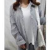 オーバーサイズ ストライプ カラーシャツ | VIVID LADY | 詳細画像13 