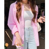 オーバーサイズ ストライプ カラーシャツ | VIVID LADY | 詳細画像15 