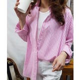 オーバーサイズ ストライプ カラーシャツ | VIVID LADY | 詳細画像22 