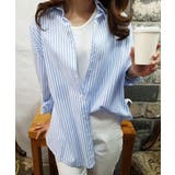 オーバーサイズ ストライプ カラーシャツ | VIVID LADY | 詳細画像29 