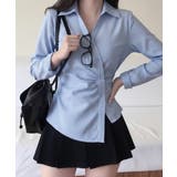 カシュクール ストライプ ウエストマークシャツ | VIVID LADY | 詳細画像17 