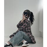 チェック柄 オーバーサイズシャツ | VIVID LADY | 詳細画像6 