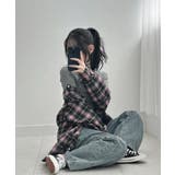 チェック柄 オーバーサイズシャツ | VIVID LADY | 詳細画像8 