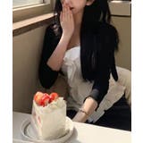 フリルデザイン カップ付き ベアトップ ビスチェ | VIVID LADY | 詳細画像8 