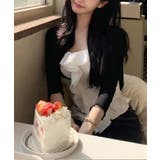 フリルデザイン カップ付き ベアトップ ビスチェ | VIVID LADY | 詳細画像9 