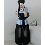 ストライプシャツxチューブトップ レイヤード風 半袖トップス | VIVID LADY | 詳細画像10