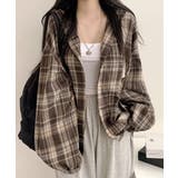 フード付きチェックシャツ | VIVID LADY | 詳細画像1 