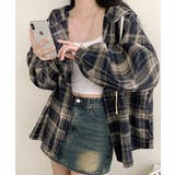 フード付きチェックシャツ | VIVID LADY | 詳細画像10 