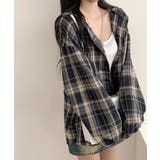 フード付きチェックシャツ | VIVID LADY | 詳細画像11 