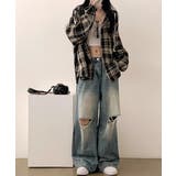 フード付きチェックシャツ | VIVID LADY | 詳細画像19 