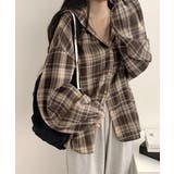 フード付きチェックシャツ | VIVID LADY | 詳細画像5 