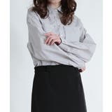 シルバーボタン ウエスト紐付き カラーシャツ | VIVID LADY | 詳細画像11