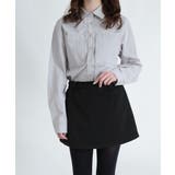 シルバーボタン ウエスト紐付き カラーシャツ | VIVID LADY | 詳細画像17