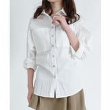 シルバーボタン ウエスト紐付き カラーシャツ | VIVID LADY | 詳細画像20