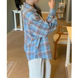 チェック柄 オーバーサイズシャツ | VIVID LADY | 詳細画像4 