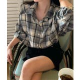 チェック柄 オーバーサイズシャツ | VIVID LADY | 詳細画像9 