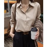 ストライプ柄 シンプル カラーシャツ | VIVID LADY | 詳細画像13