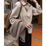 ストライプ柄 シンプル カラーシャツ | VIVID LADY | 詳細画像16