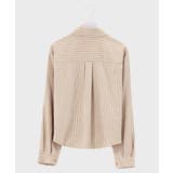 ストライプ柄 シンプル カラーシャツ | VIVID LADY | 詳細画像24