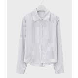 ストライプ柄 シンプル カラーシャツ | VIVID LADY | 詳細画像27