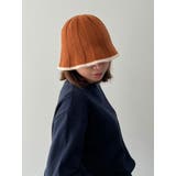 キャメル | ツートンウールリブニットバケットハット 全5色 帽子 | VIVID LADY