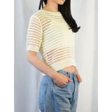 クロシェ編みサマーニットトップス 全3色 レディース | VIVID LADY | 詳細画像15