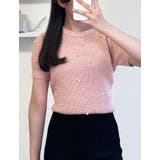 パール付きニットセーター 半袖 レディース | VIVID LADY | 詳細画像14 