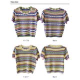 パンチング虹ニット半袖 メッシュ Y2K | VIVID LADY | 詳細画像14