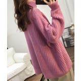 タートルネックリブニットT ニットセーター レディース | VIVID LADY | 詳細画像3