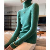 タートルネックリブニットT ニットセーター レディース | VIVID LADY | 詳細画像19