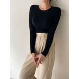 やわらかな肌触りリブニット レディース クルーネック | VIVID LADY | 詳細画像18