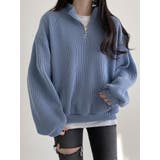 オーバーフィット長袖ニット レディース 長袖 | VIVID LADY | 詳細画像7